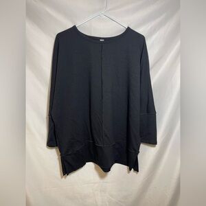 Spanx Perfect Length Dolman Elegant Black Women's Top